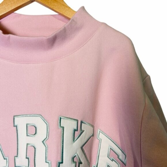 Parke Varsity Mockneck Sprinkle + White in S/M & L/XL & XXL , NWT - Picture 5 of 15